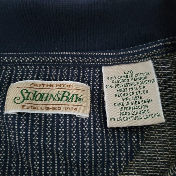 St. John's Bay Polo Size L 🔥 - Picture 2 of 7